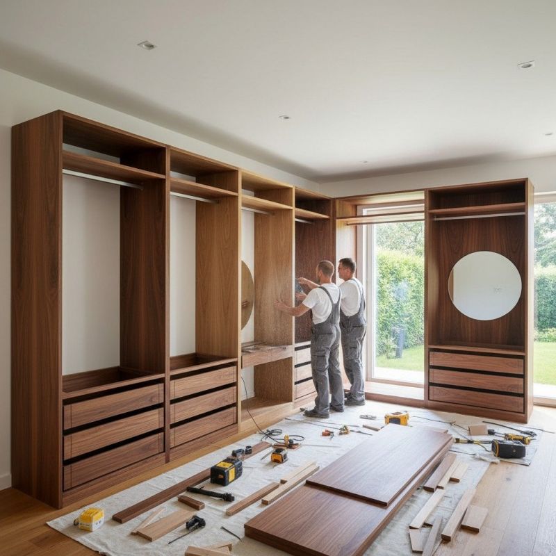 Built In Desk Installation in Woodbridge, VA